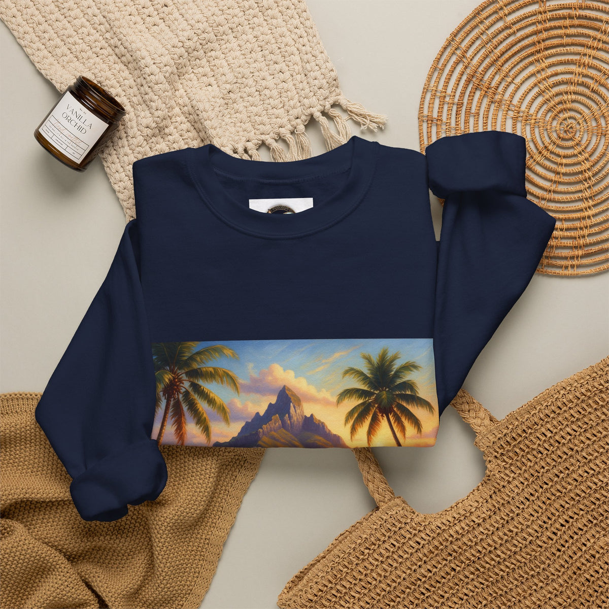 Tropical Island Sunset Sweatshirt