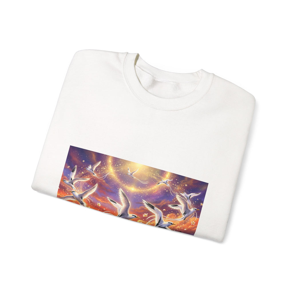 Crewneck Sweatshirt — Magical Pailles en queue at Sunset Art Print