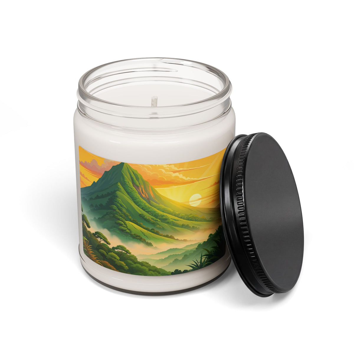 Soy Candle — Tropical Sunrise Mountain Scented Candle (9 oz)