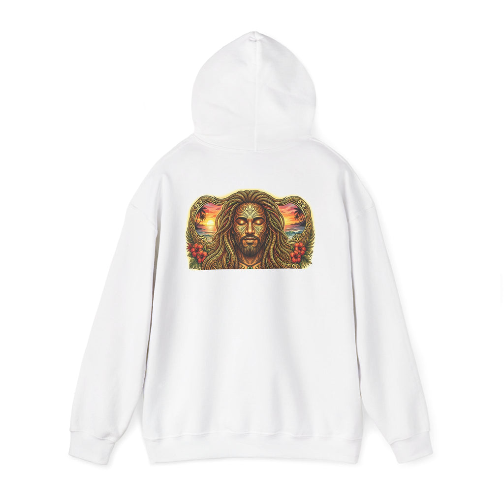 Spiritual Mystic Hoodie — Sunrise Third Eye Meditation Back Graphic
