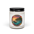 Tropical Sunset Soy Candle — 9oz Scented Jar (Hawaiian Beach Scenery)