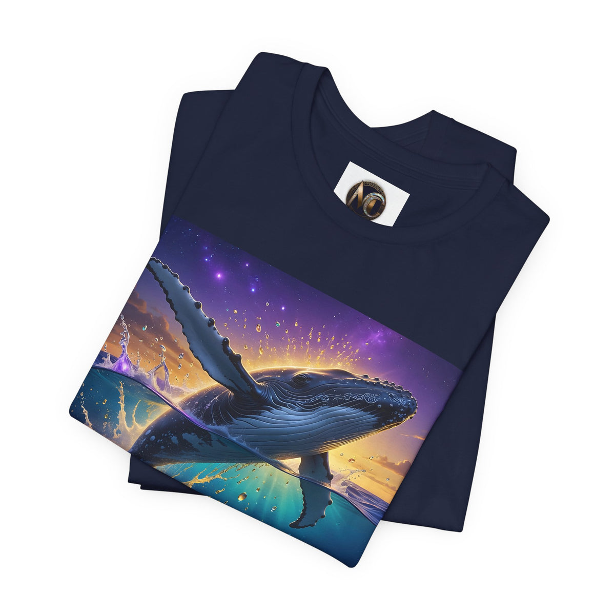Whale Sunset Graphic Tee