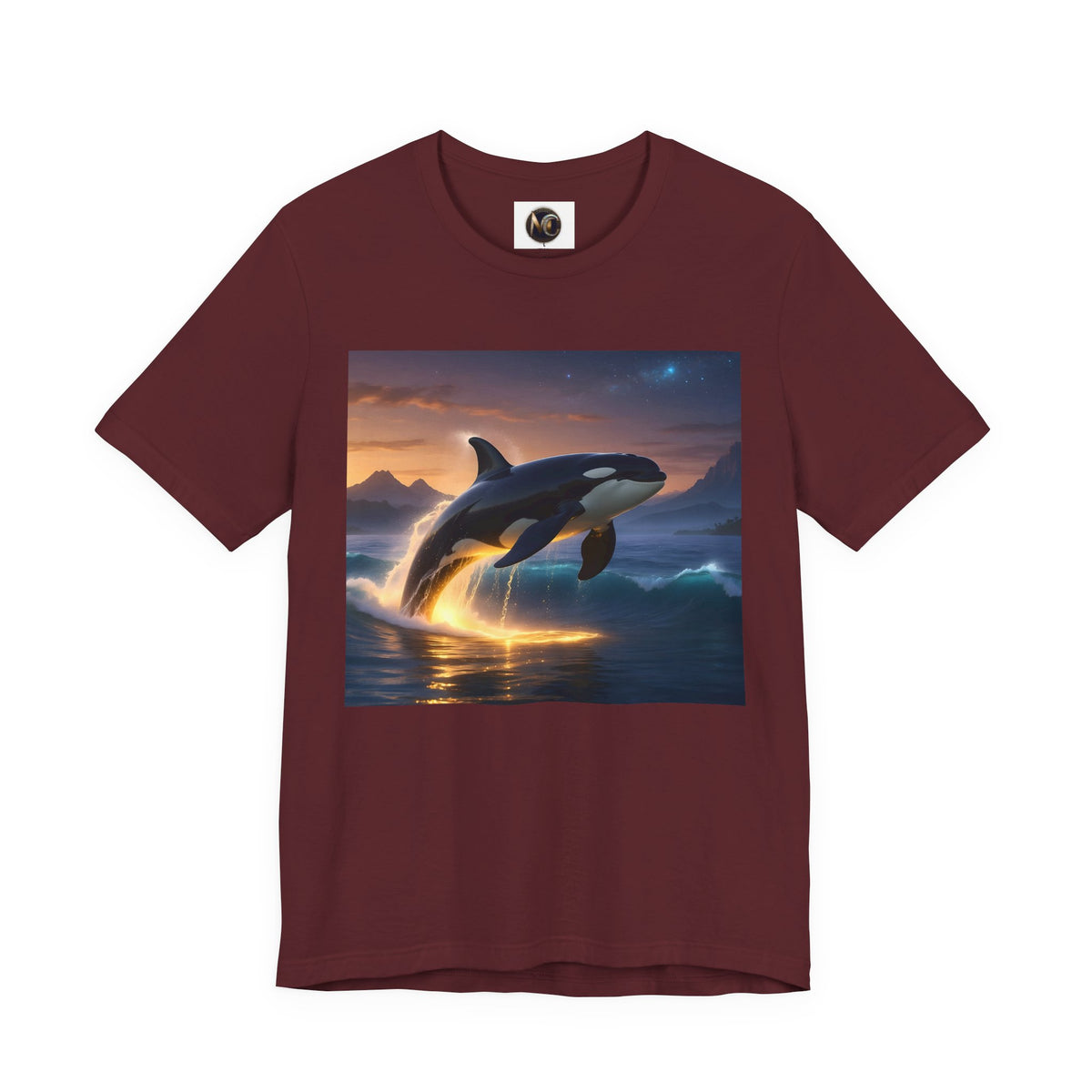 Orca Sunset Tee — Majestic Killer Whale Graphic T-Shirt