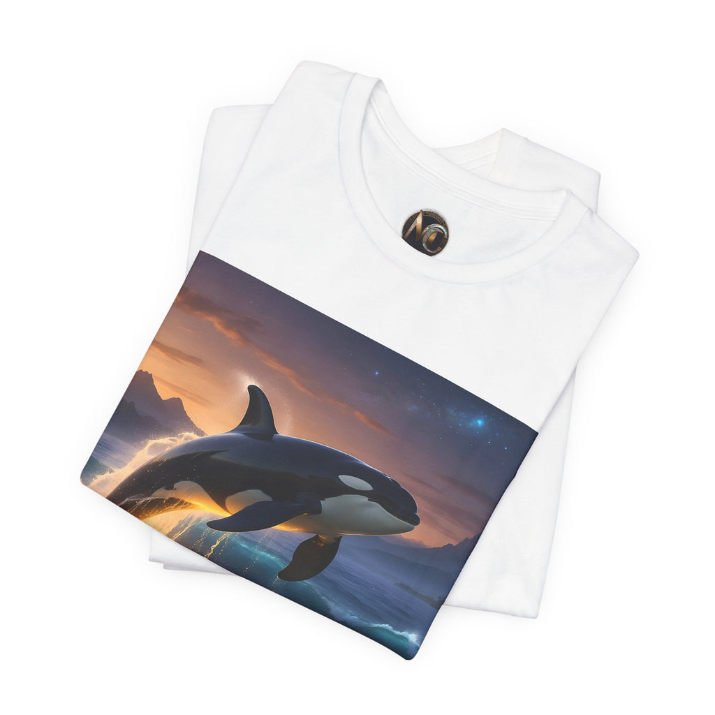 Orca Sunset Tee — Majestic Killer Whale Graphic T-Shirt