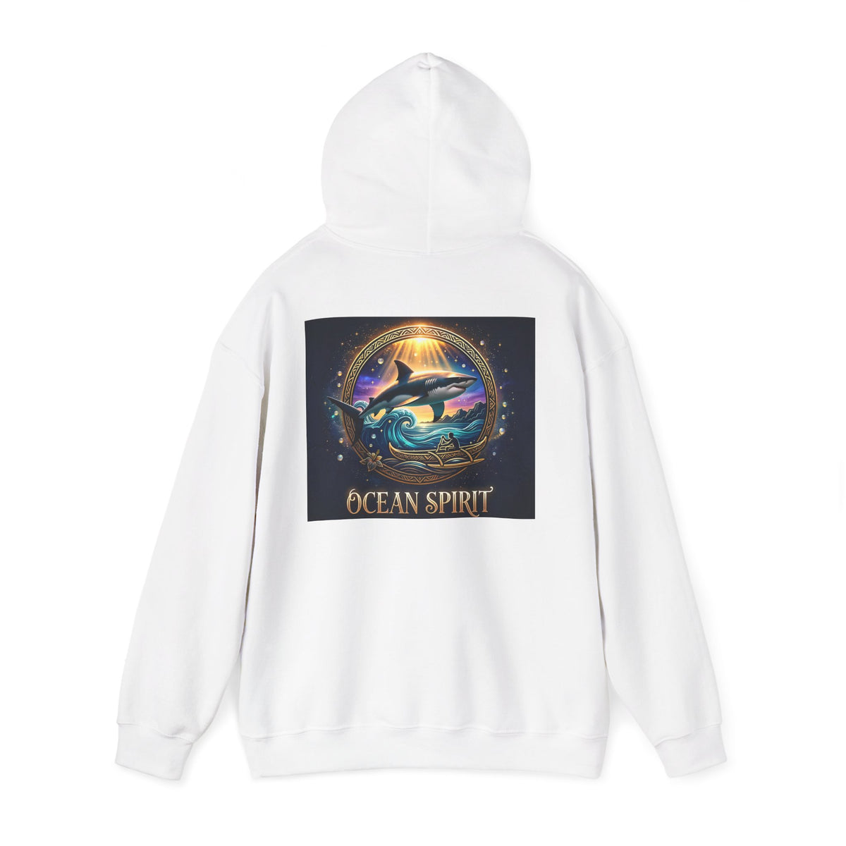 Ocean Spirit Hoodie – Mystic Shark Graphic Hooded Sweatshirt
