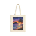 Tote Bag — Tropical Sunset Beach Canvas Tote