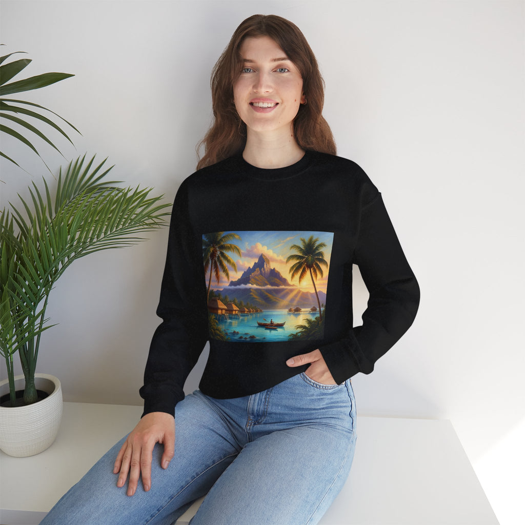 Tropical Island Sunset Sweatshirt