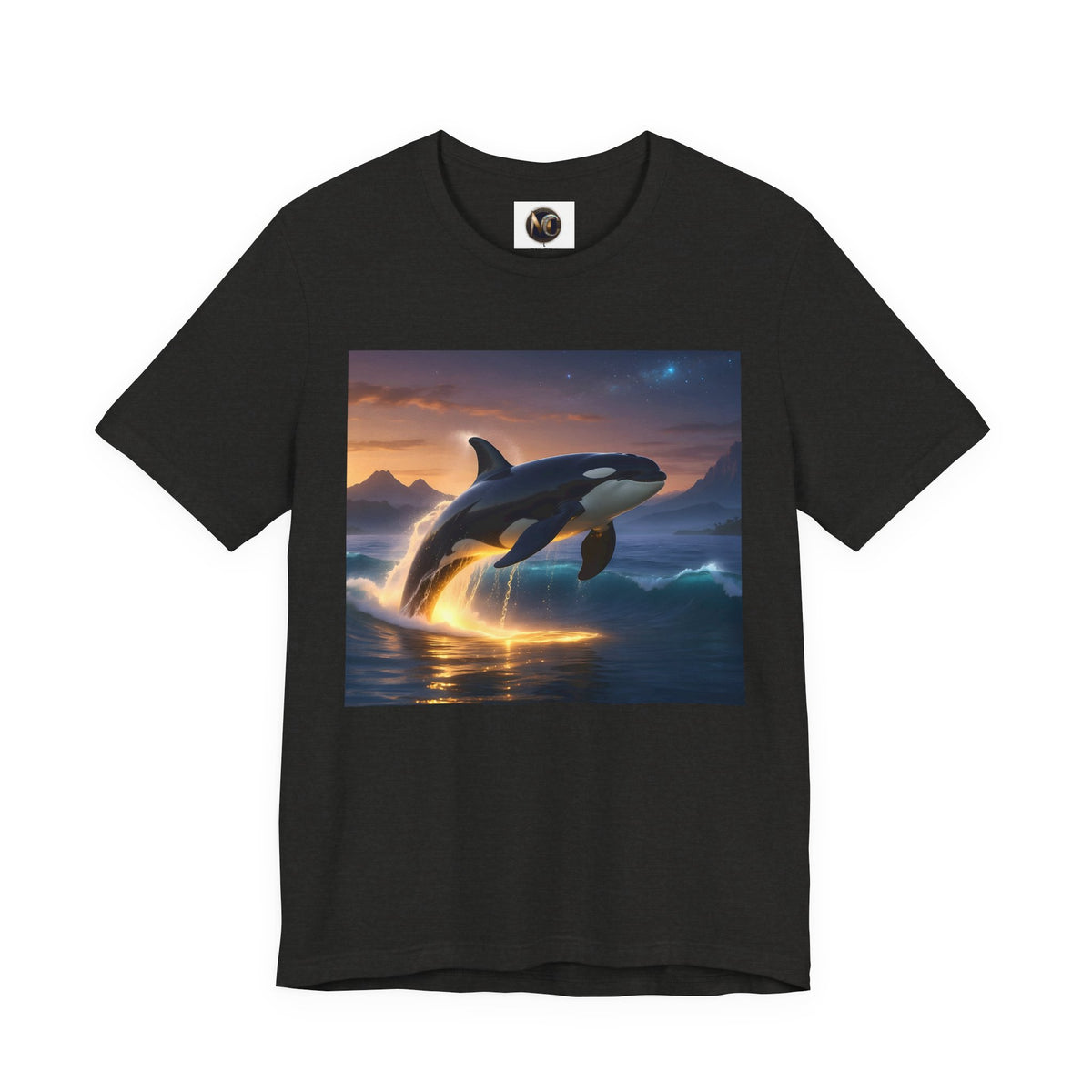Orca Sunset Tee — Majestic Killer Whale Graphic T-Shirt