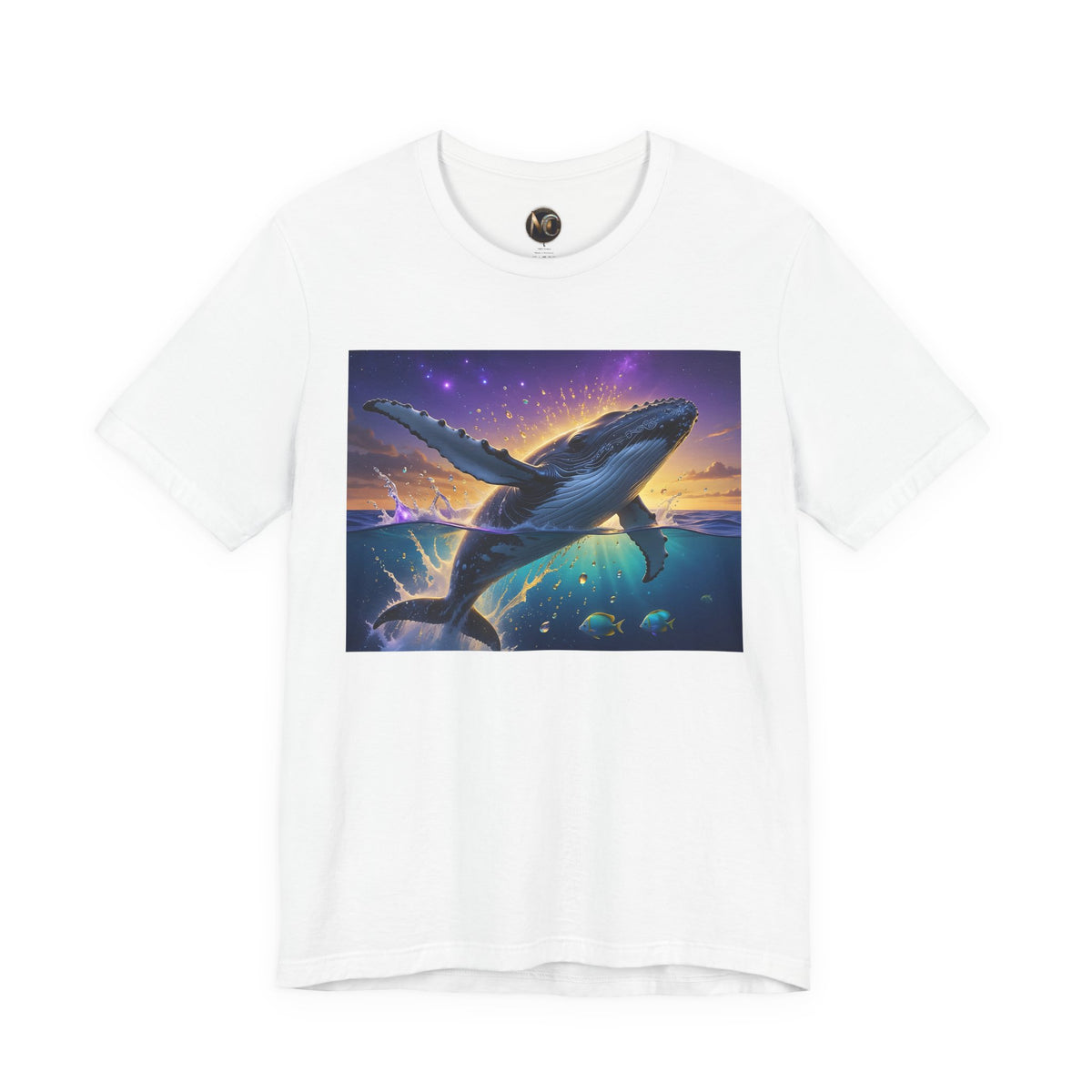 Whale Sunset Graphic Tee