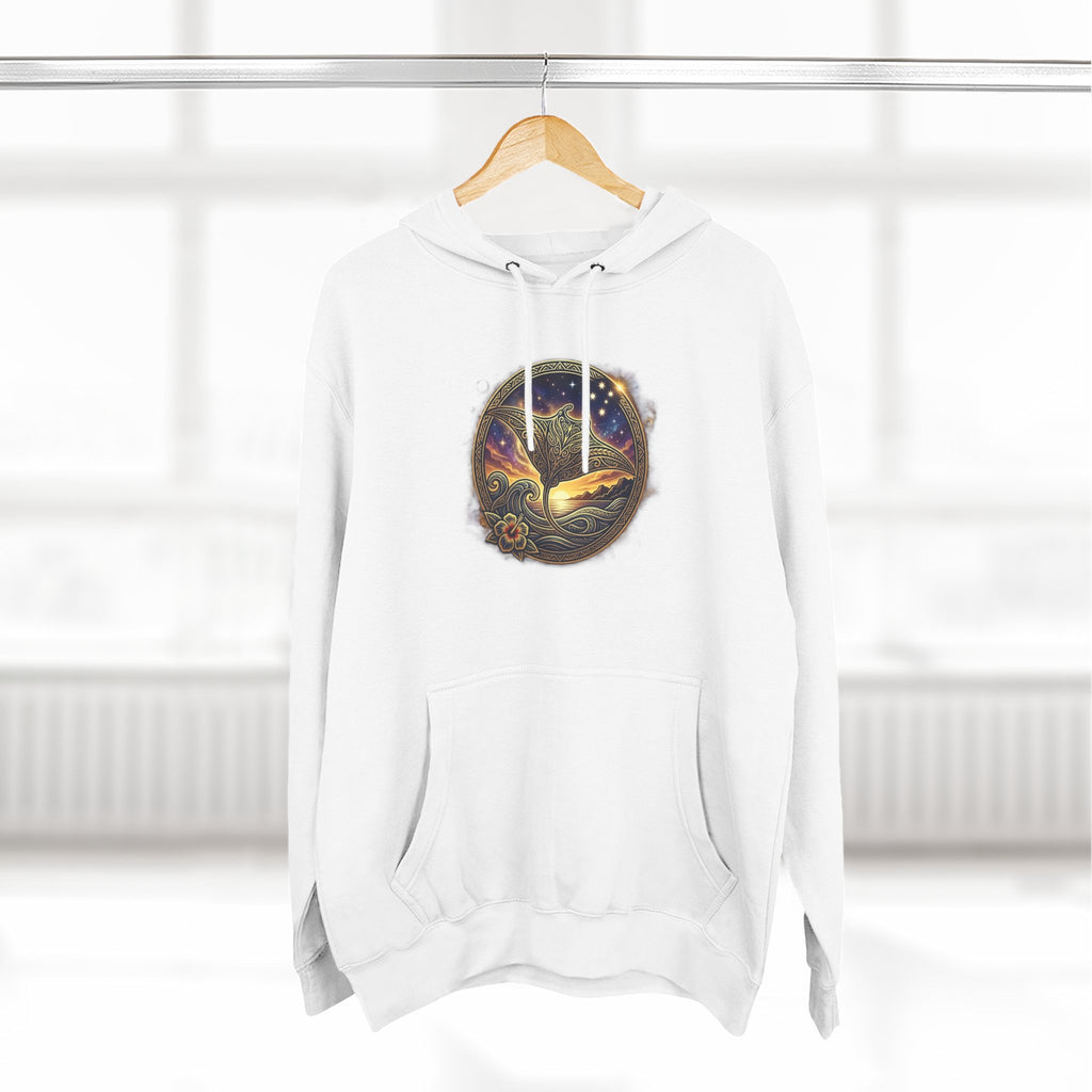 Three-Panel Fleece Hoodie