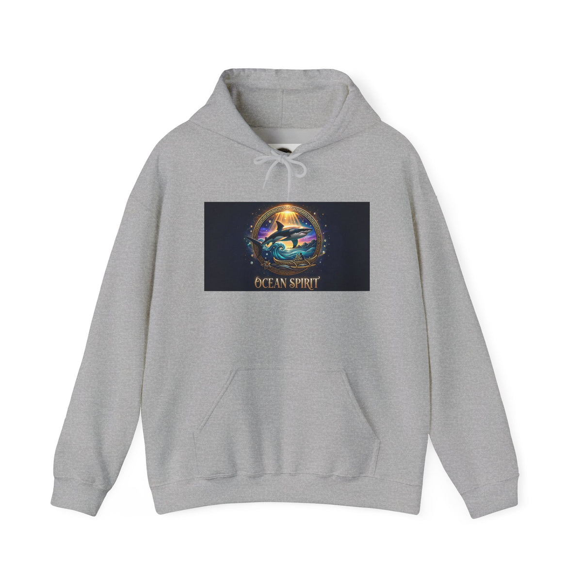 Ocean Spirit Hoodie — Mystical Sea Turtle Graphic Pullover