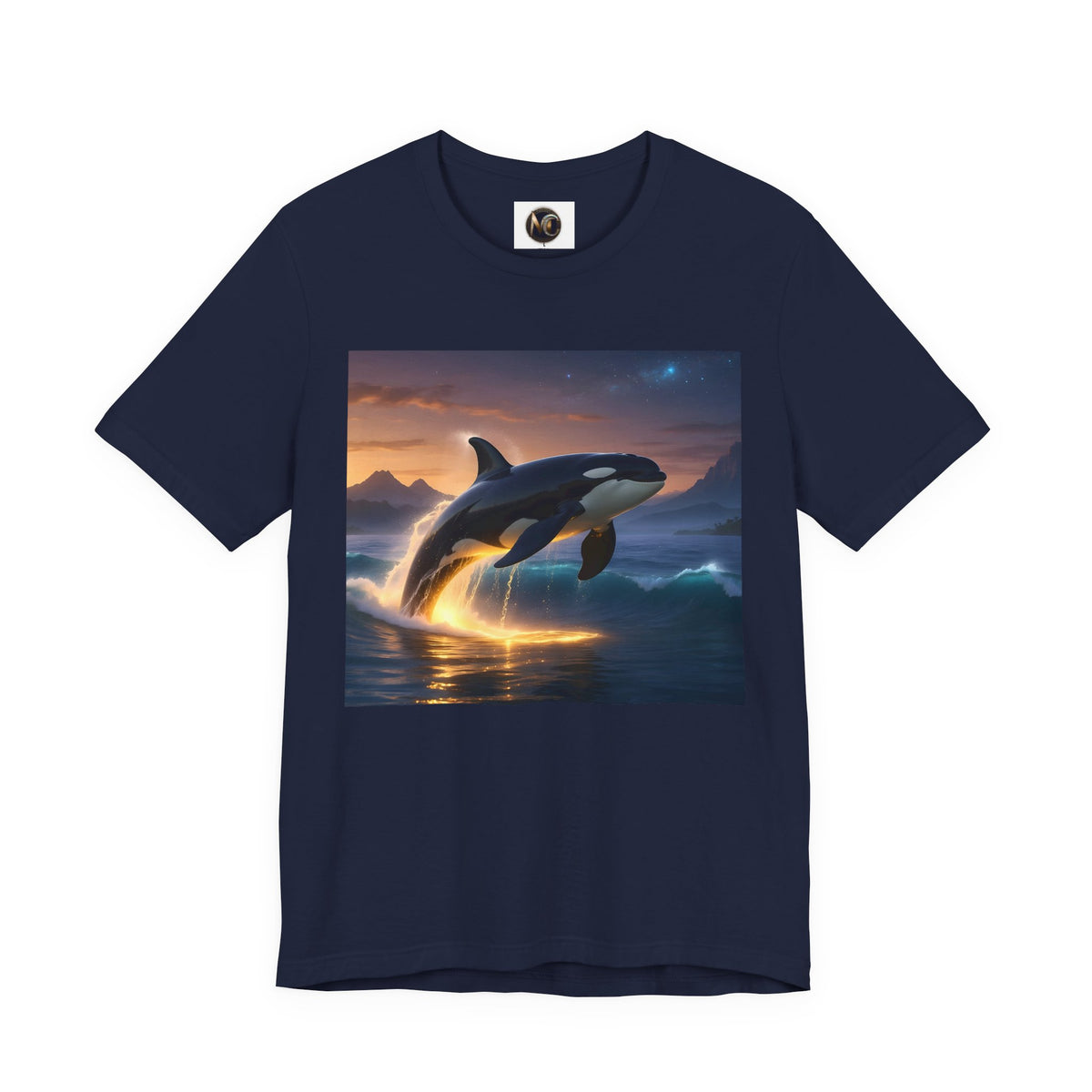 Orca Sunset Tee — Majestic Killer Whale Graphic T-Shirt