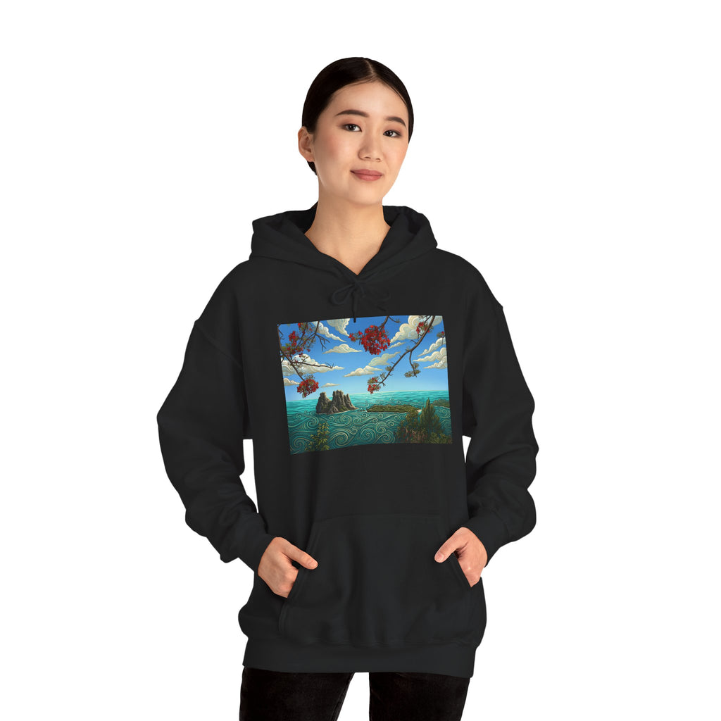 Surreal Hot Air Balloons Hoodie – Dreamscape Landscape Pullover
