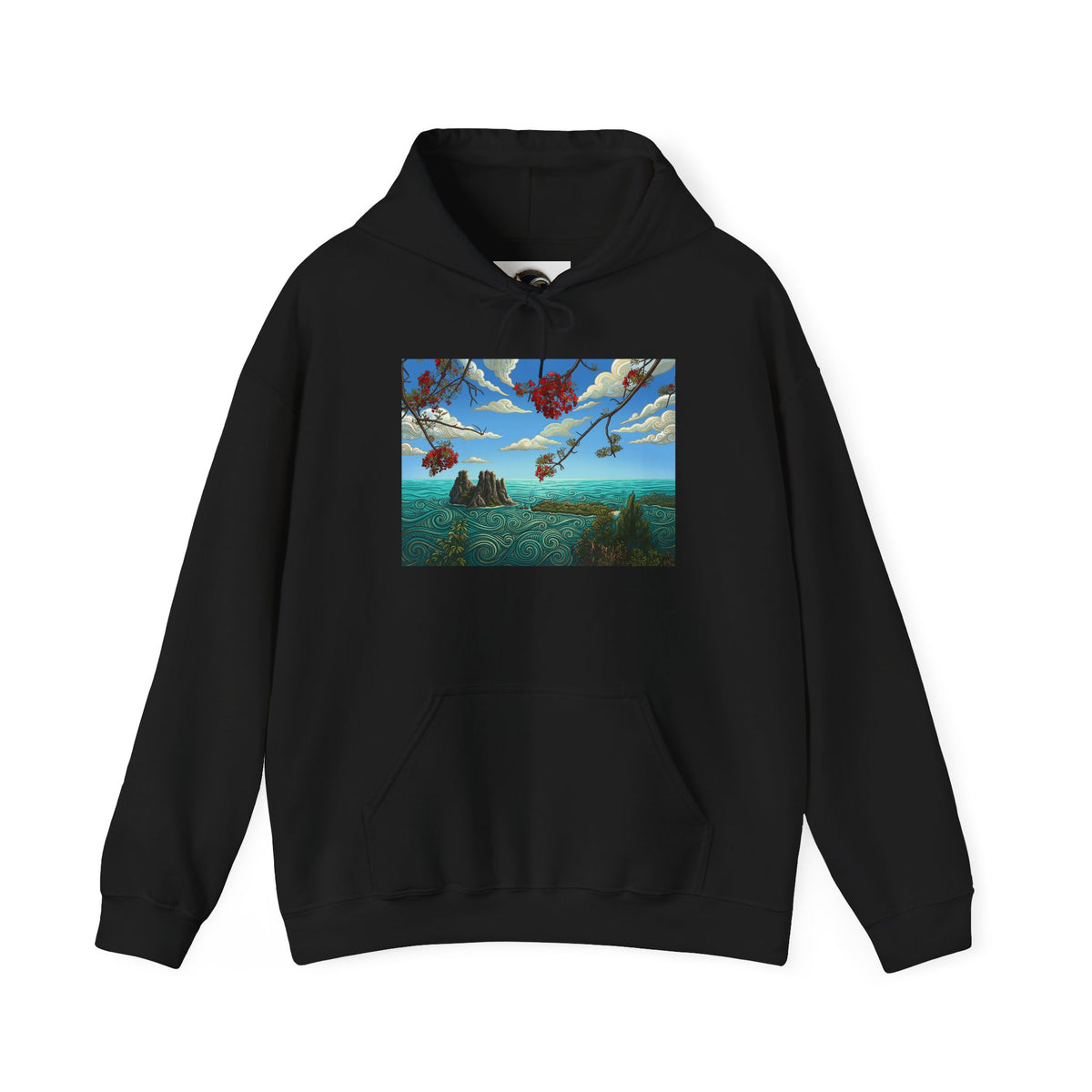 Surreal Hot Air Balloons Hoodie – Dreamscape Landscape Pullover