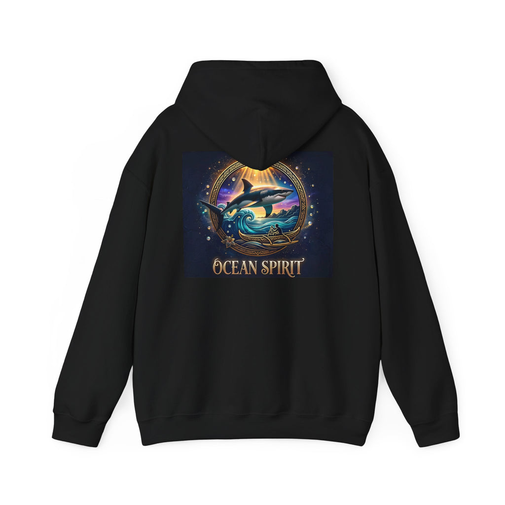 Ocean Spirit Hoodie – Mystic Shark Graphic Hooded Sweatshirt