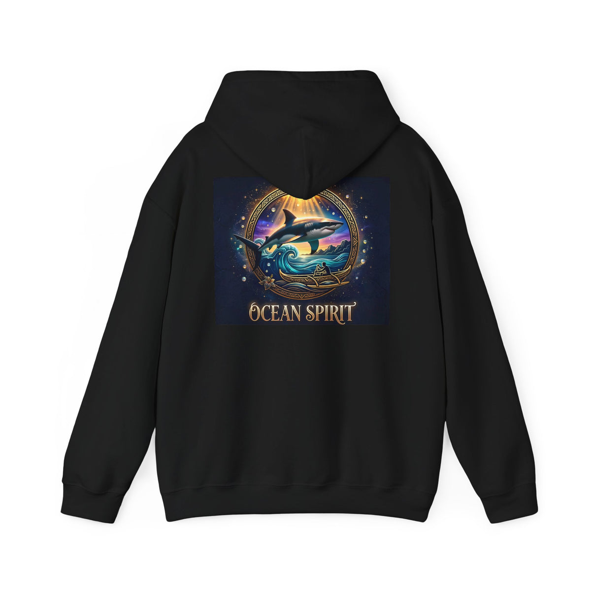 Ocean Spirit Hoodie – Mystic Shark Graphic Hooded Sweatshirt