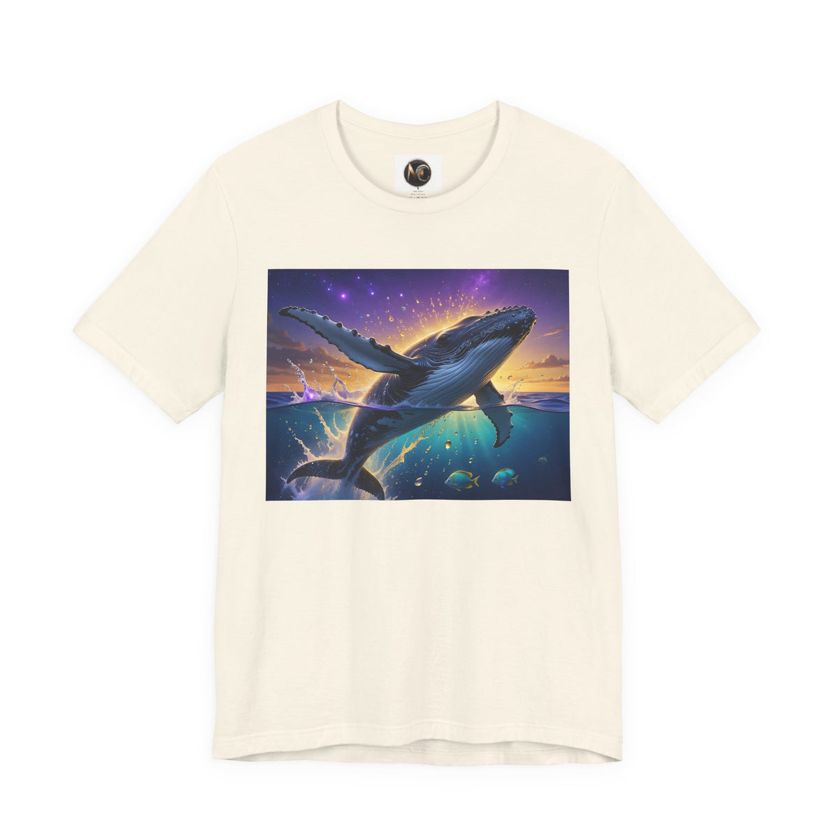 Whale Sunset Graphic Tee
