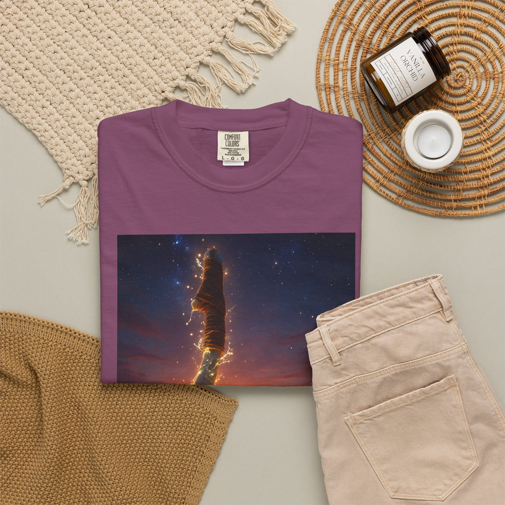 Fishing Hook Fire Graphic T-Shirt