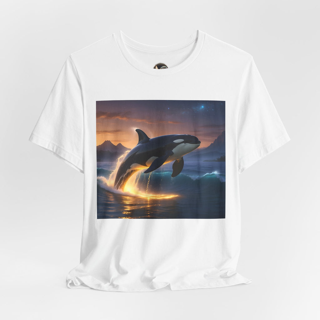 Orca Sunset Tee — Majestic Killer Whale Graphic T-Shirt