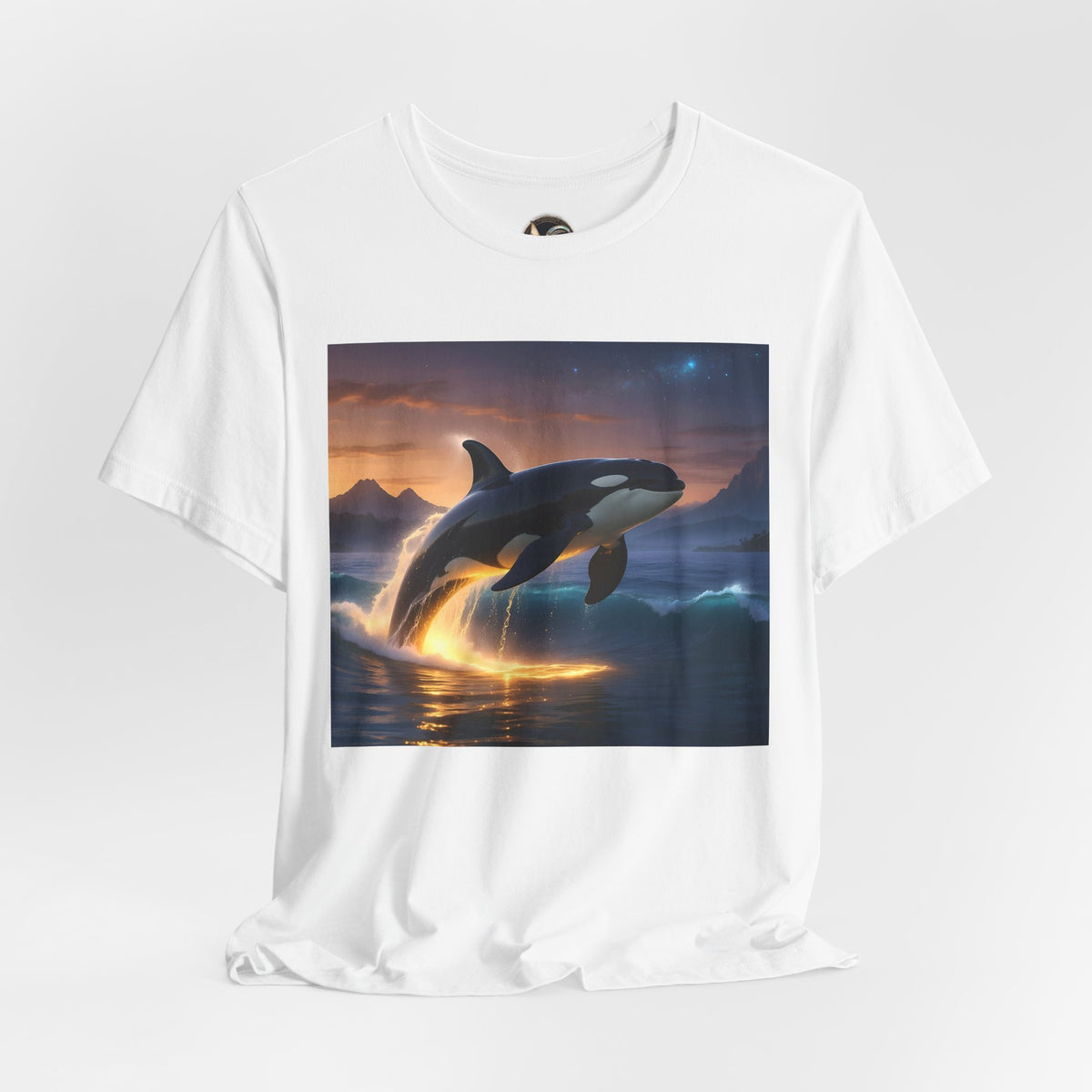 Orca Sunset Tee — Majestic Killer Whale Graphic T-Shirt