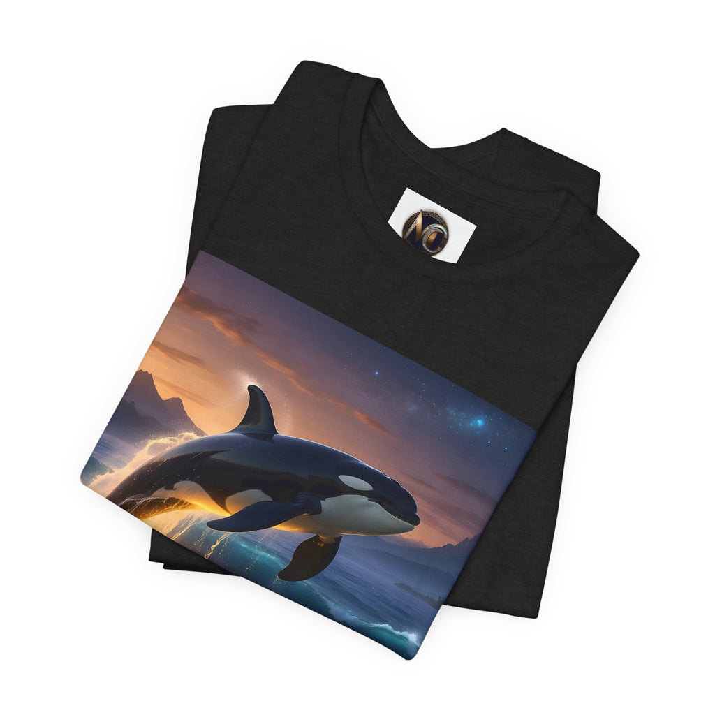 Orca Sunset Tee — Majestic Killer Whale Graphic T-Shirt