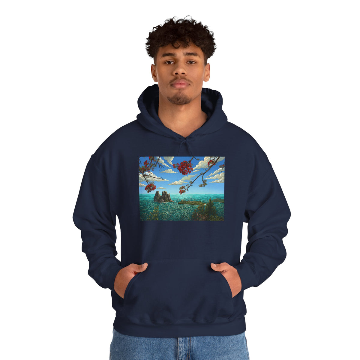 Surreal Hot Air Balloons Hoodie – Dreamscape Landscape Pullover