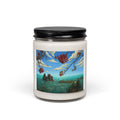 Coastal Blossom Soy Candle — 9oz Scented Jar (Ocean Breeze & Floral Notes)