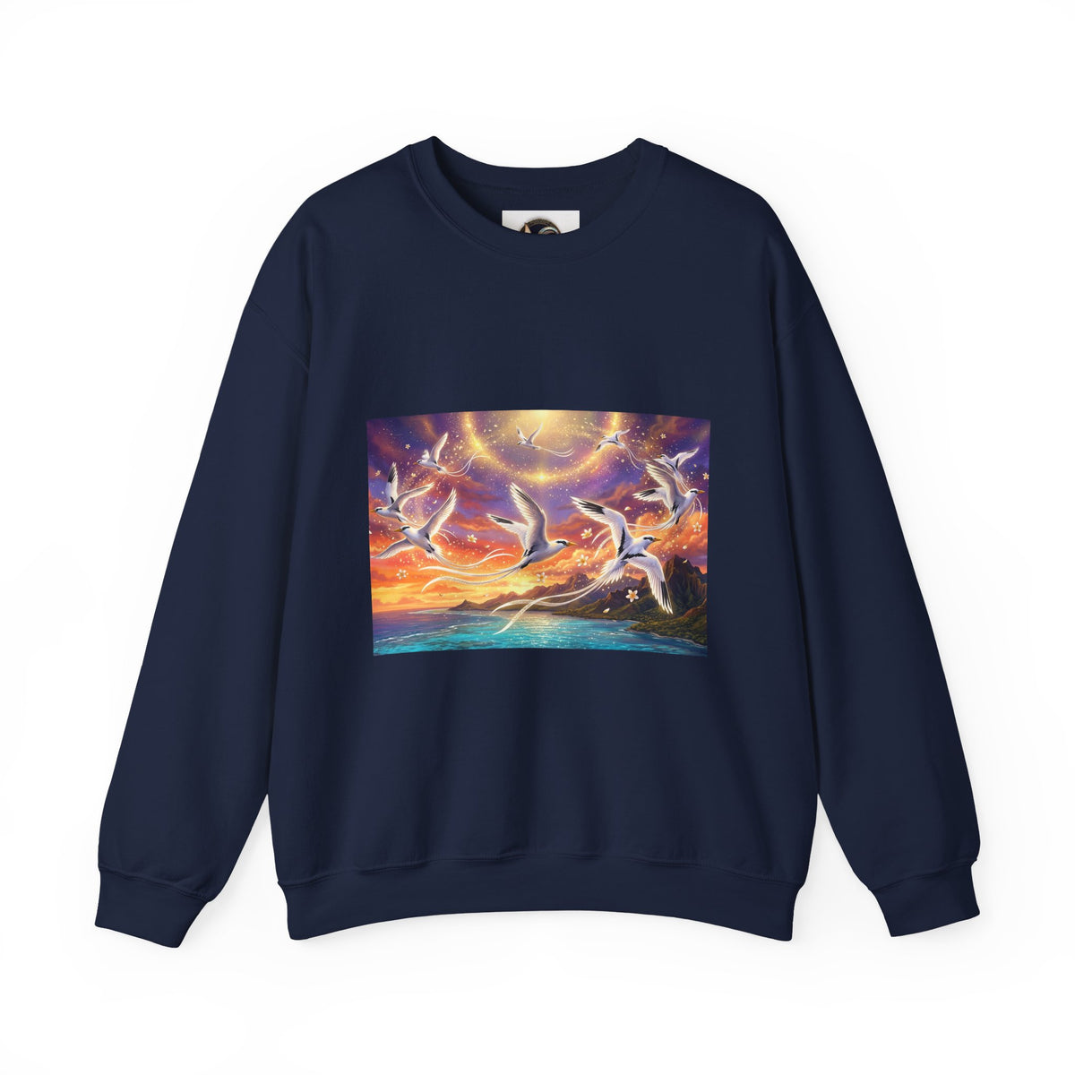 Crewneck Sweatshirt — Magical Pailles en queue at Sunset Art Print
