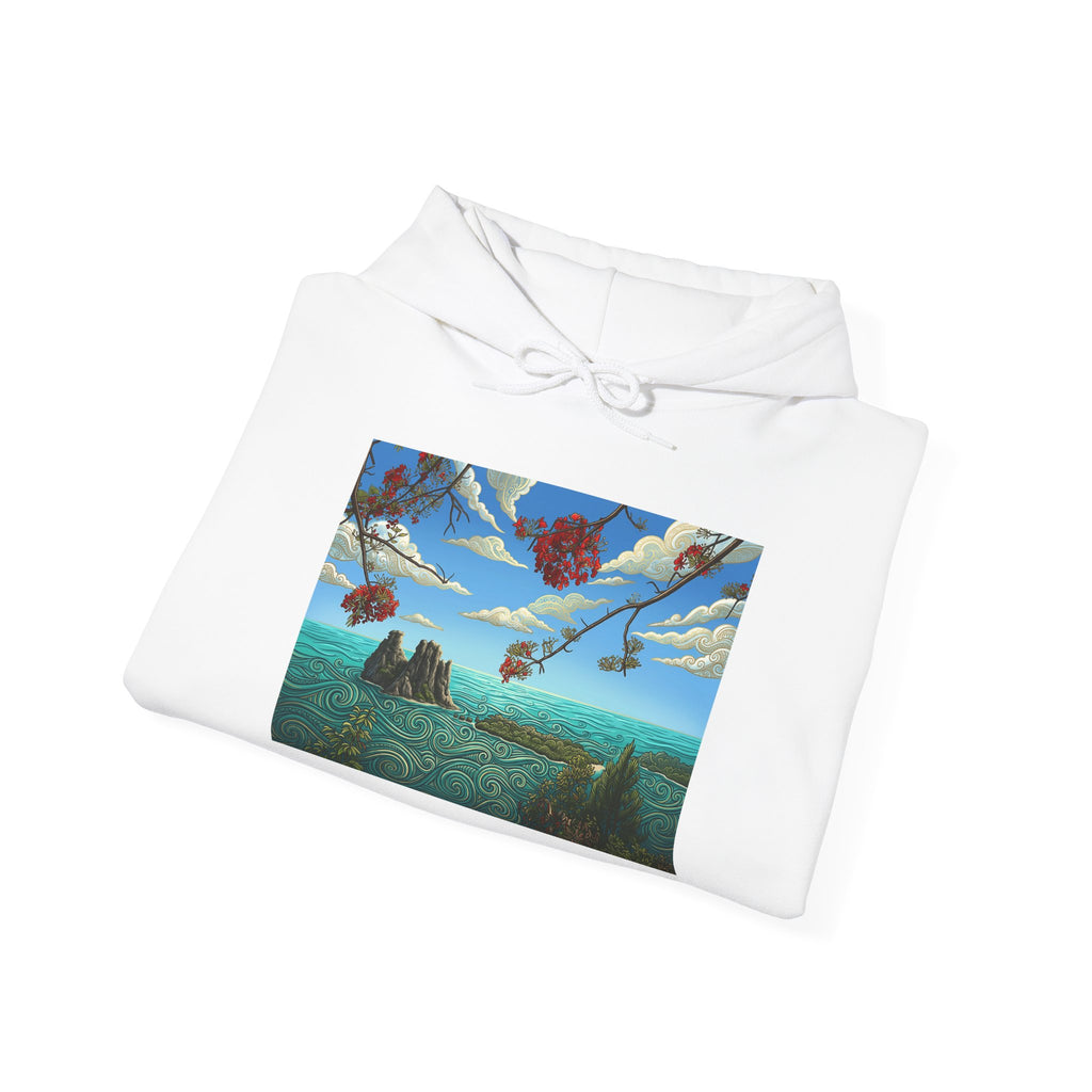 Surreal Hot Air Balloons Hoodie – Dreamscape Landscape Pullover