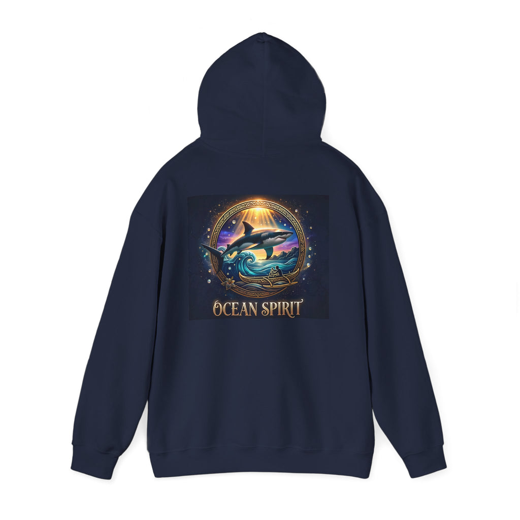 Ocean Spirit Hoodie – Mystic Shark Graphic Hooded Sweatshirt