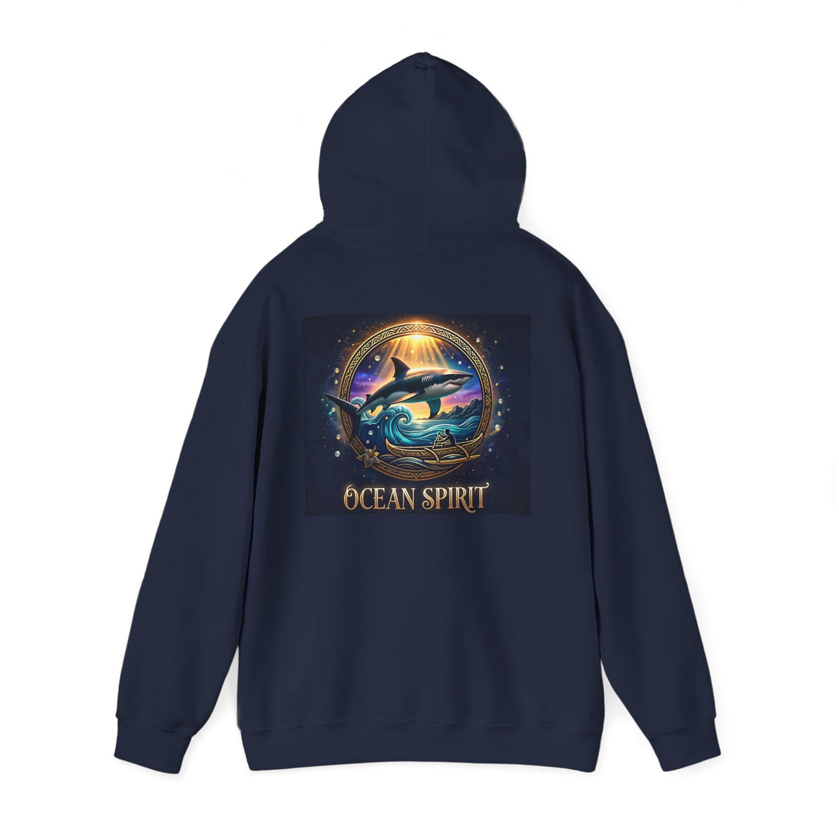 Ocean Spirit Hoodie – Mystic Shark Graphic Hooded Sweatshirt