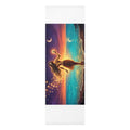 Celestial Pacific Woman Foam Yoga Mat — Sunset Ocean Meditation Mat