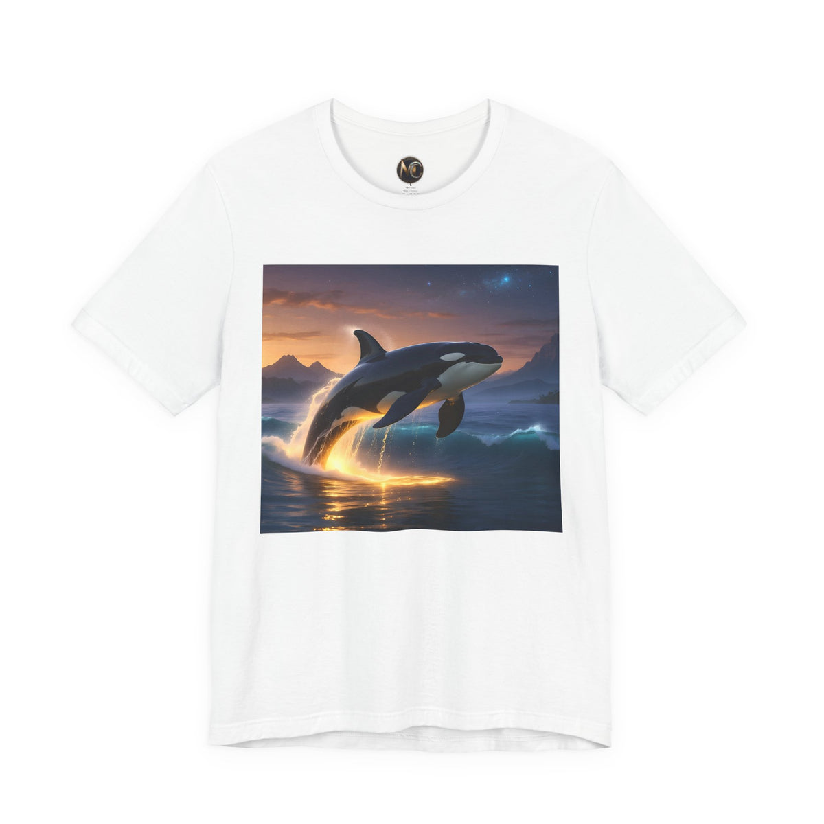 Orca Sunset Tee — Majestic Killer Whale Graphic T-Shirt