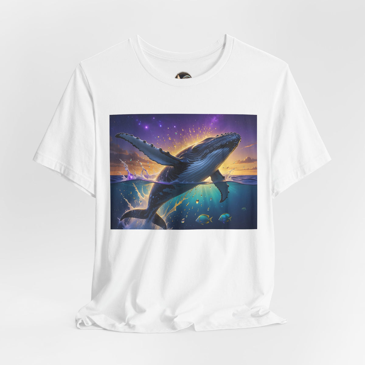 Whale Sunset Graphic Tee