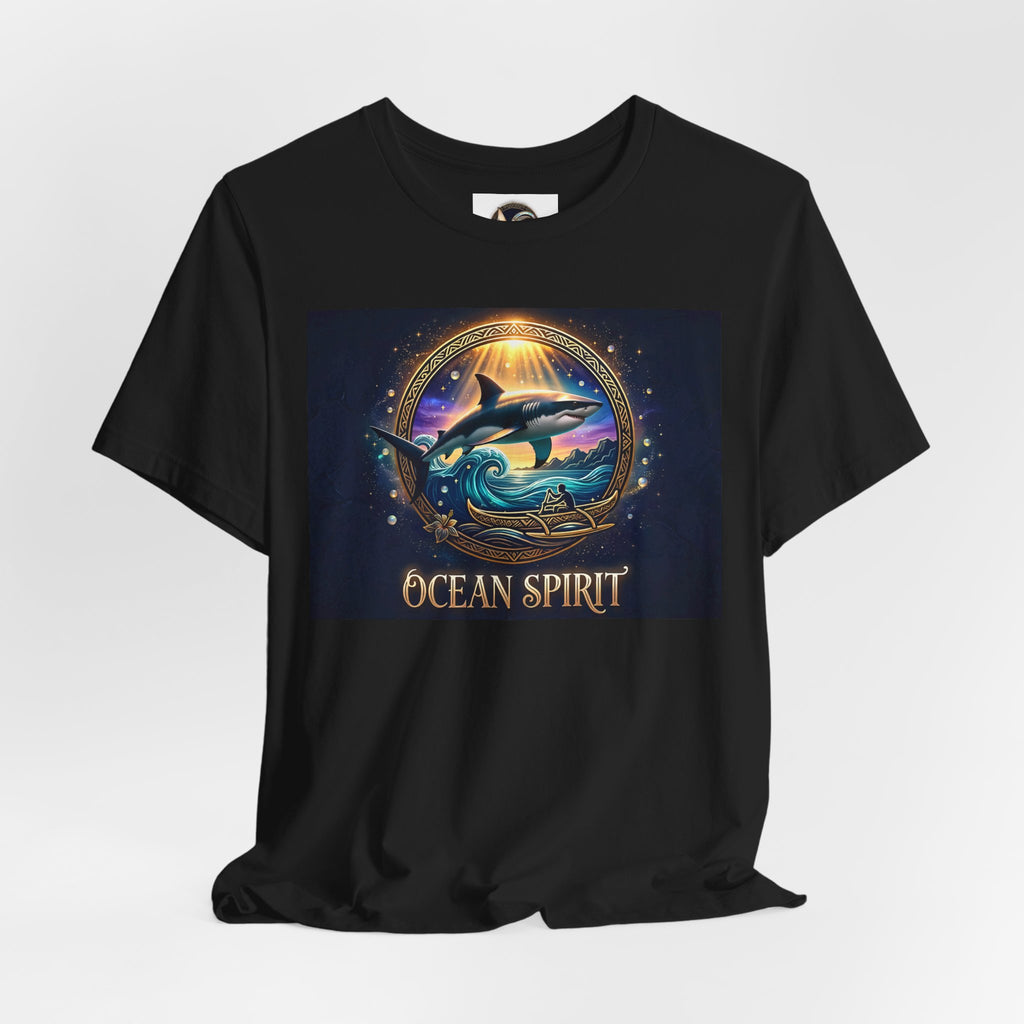 Ocean Spirit T-Shirt — Nautical Dolphin Sunset Graphic Tee
