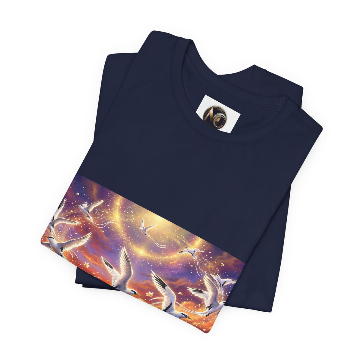 Sunset Pailles en queue Tee — Vibrant Ocean Sunset Beach T-Shirt
