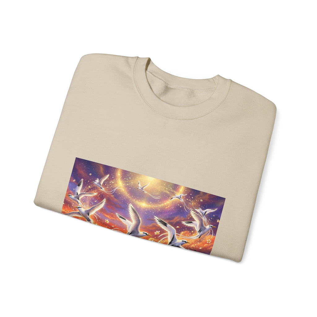 Crewneck Sweatshirt — Magical Pailles en queue at Sunset Art Print