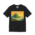 Sunrise Mountain Graphic Tee — 'Good Morning' Scenic Nature T-Shirt