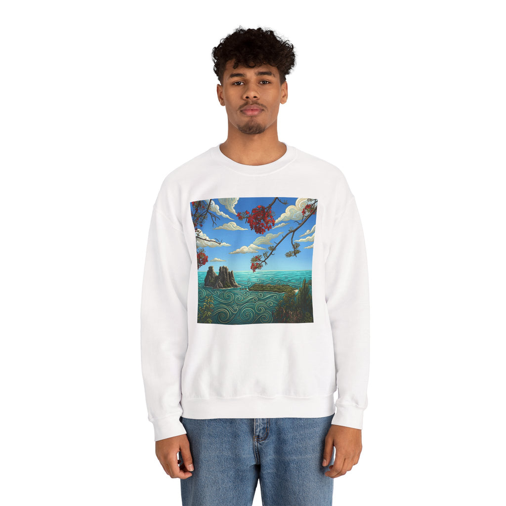 Surreal Landscape Crewneck Sweatshirt