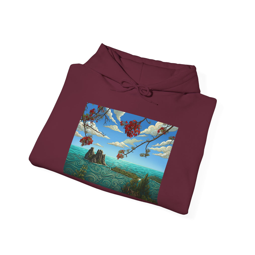 Surreal Hot Air Balloons Hoodie – Dreamscape Landscape Pullover