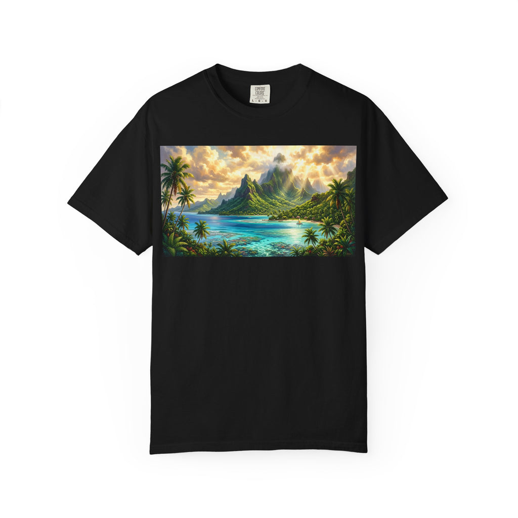 Tropical Island Landscape T-Shirt