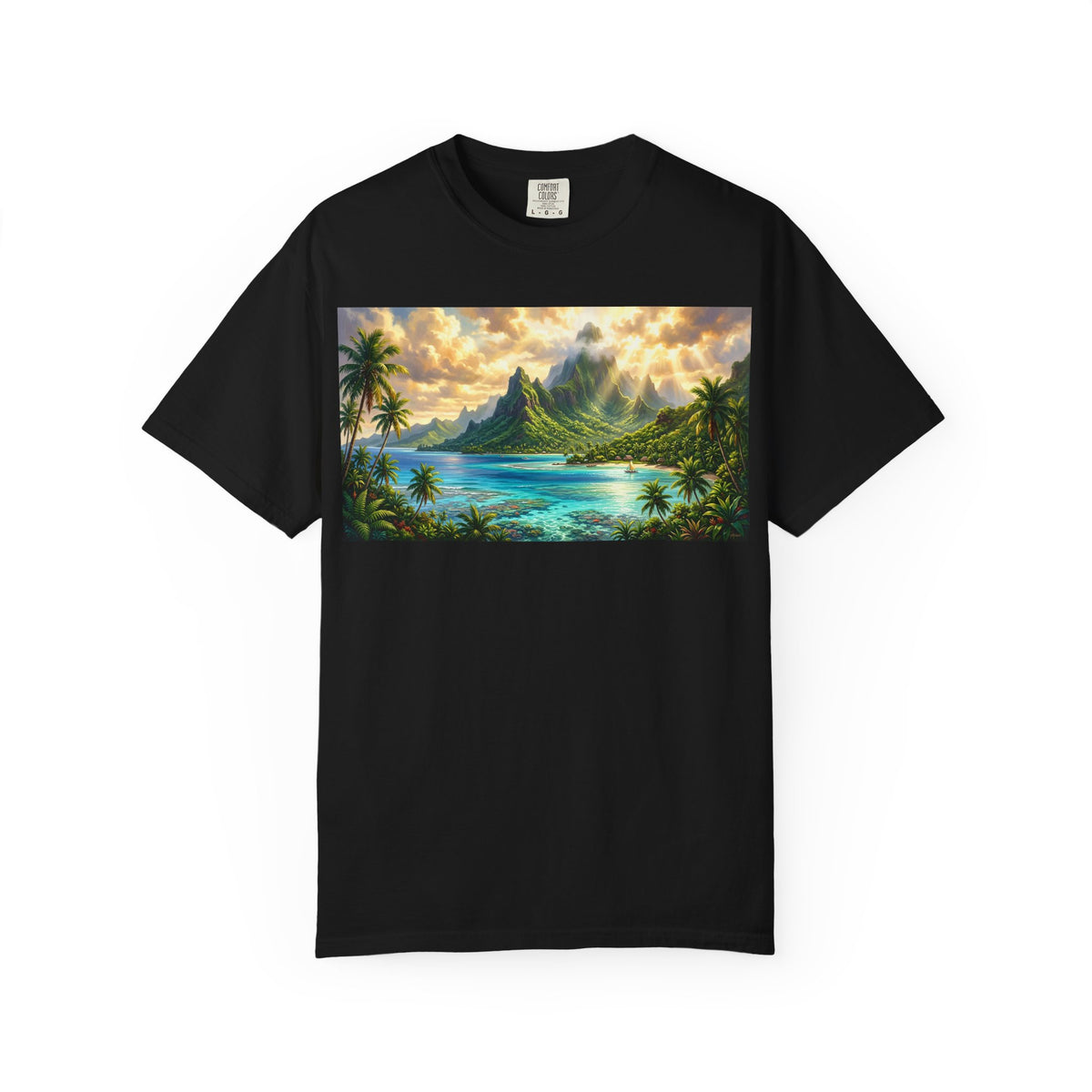Tropical Island Landscape T-Shirt