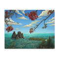 Coastal Island Placemat — Tropical Ocean Scenic Table Mat