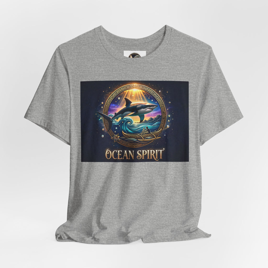 Ocean Spirit T-Shirt — Nautical Dolphin Sunset Graphic Tee