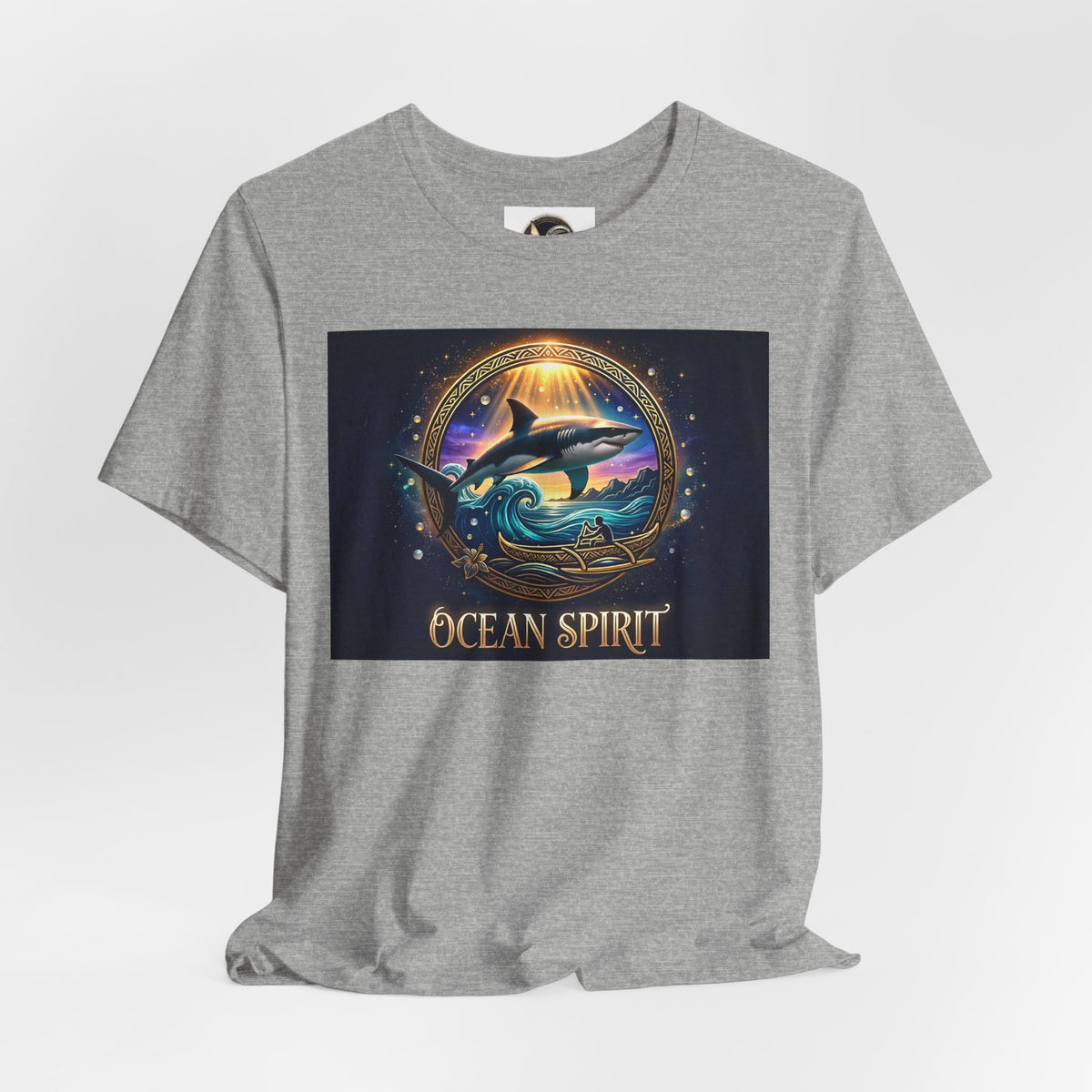 Ocean Spirit T-Shirt — Nautical Dolphin Sunset Graphic Tee