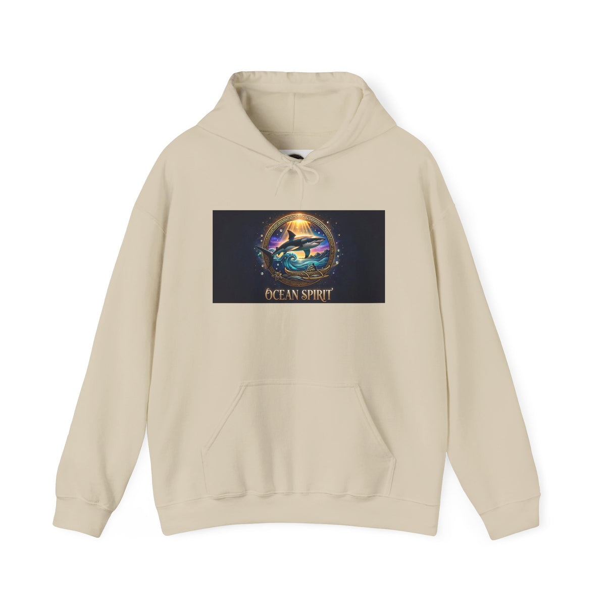 Ocean Spirit Hoodie — Mystical Sea Turtle Graphic Pullover