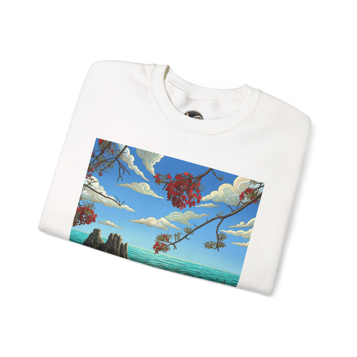 Surreal Landscape Crewneck Sweatshirt