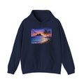 Sunset Beach Hoodie — Tropical Palm Sunrise Graphic Sweatshirt