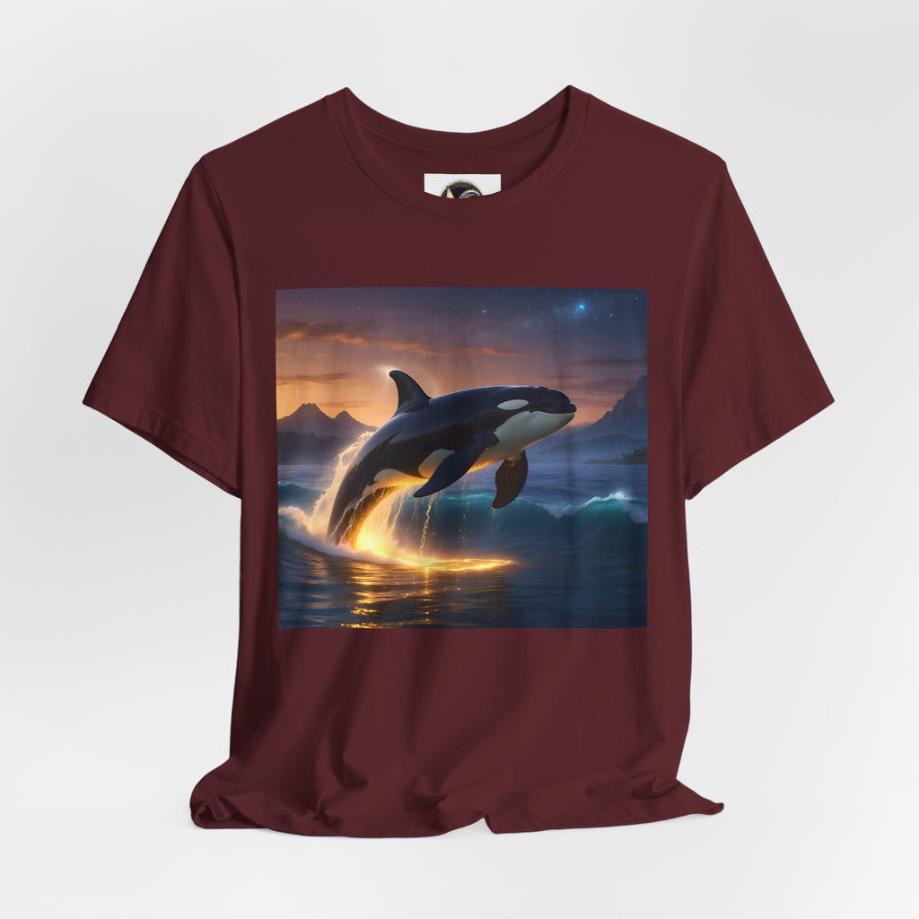 Orca Sunset Tee — Majestic Killer Whale Graphic T-Shirt