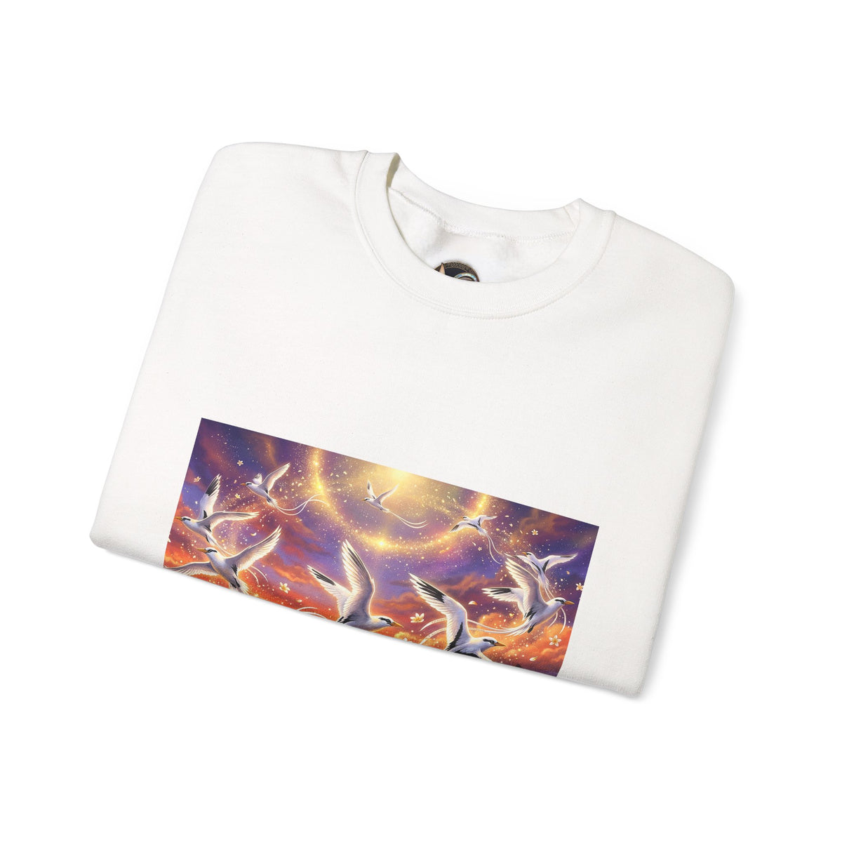 Crewneck Sweatshirt — Magical Pailles en queue at Sunset Art Print